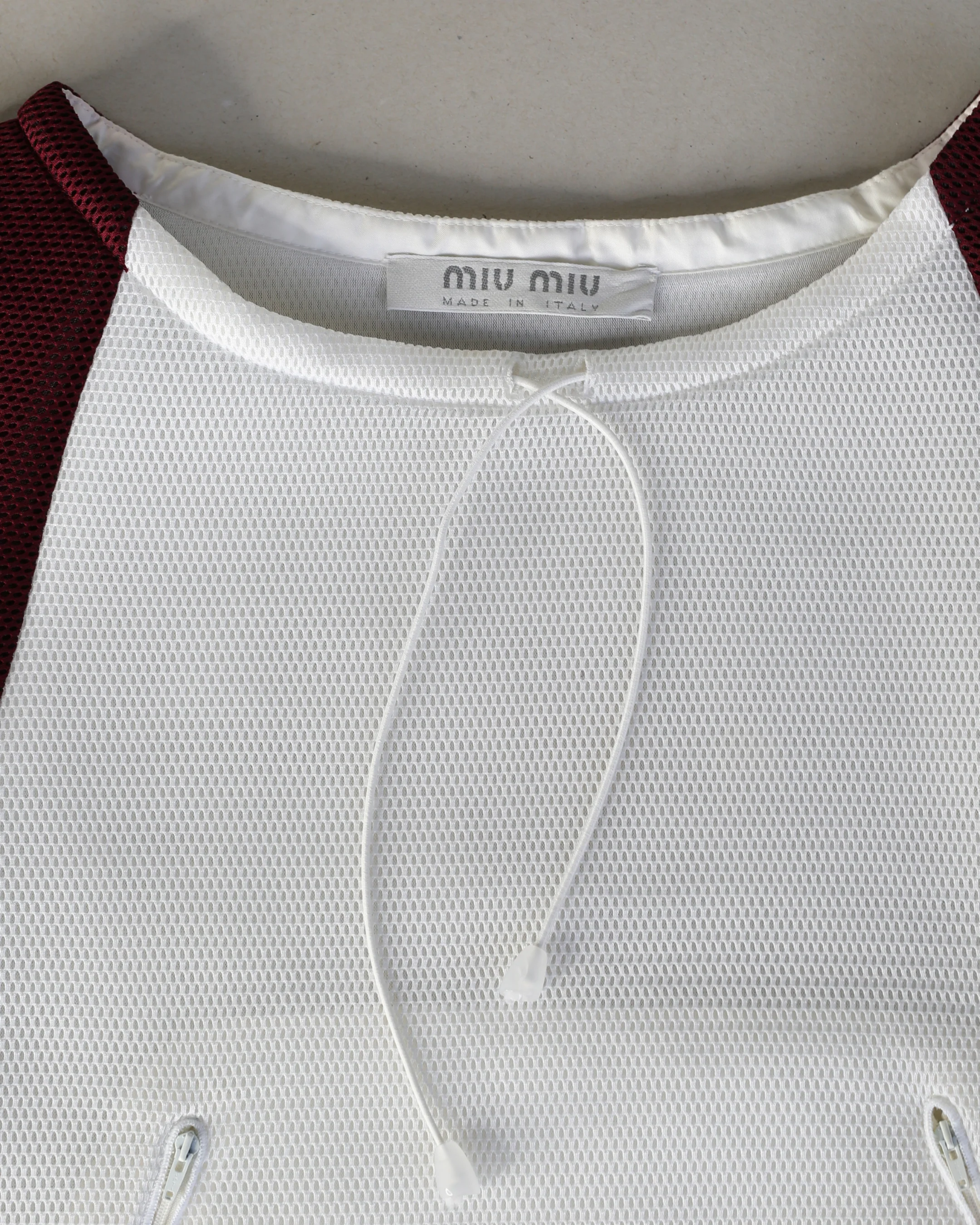 miu miu ss 2000s toggle mesh top - Image 4