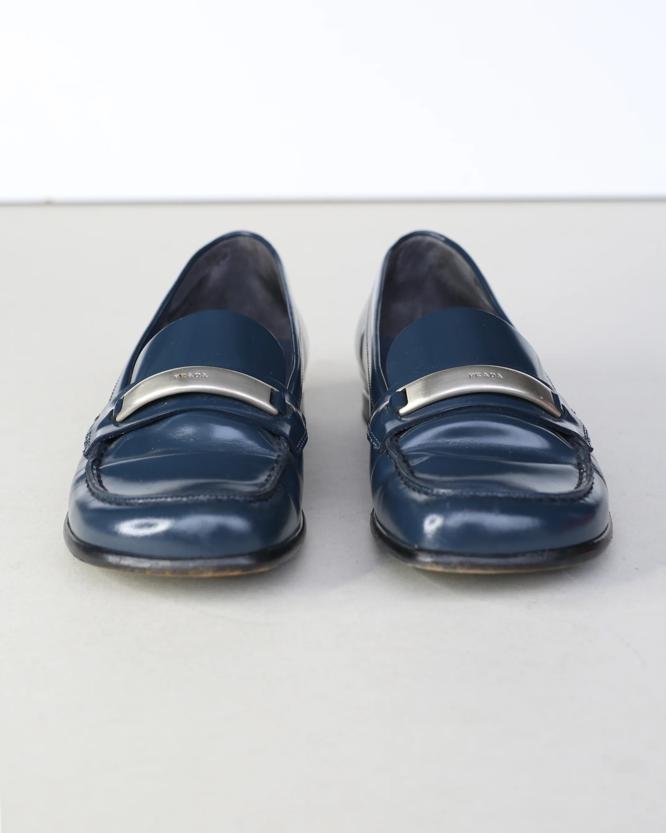 prada early 90s leather loafers - Image 4