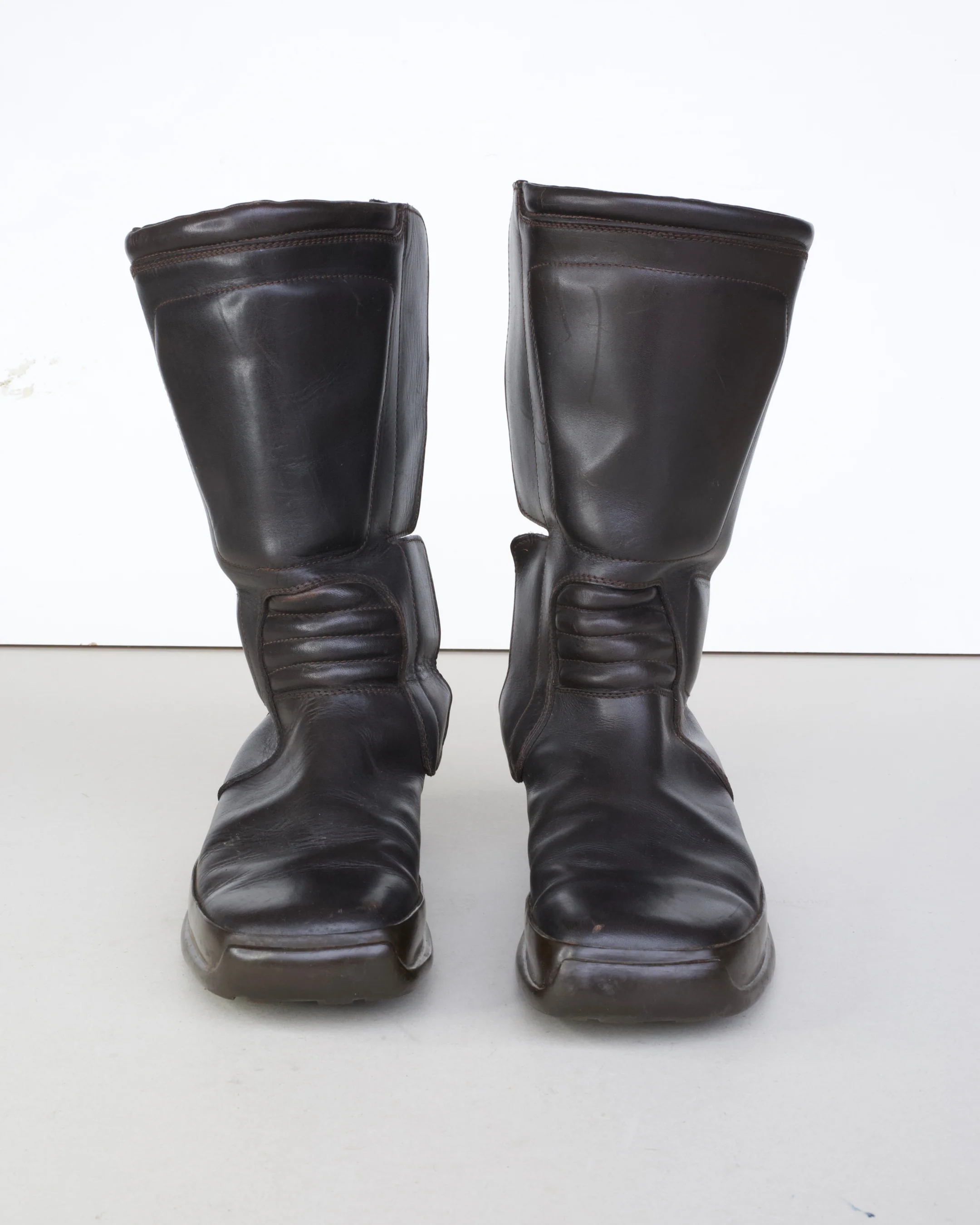 prada fw 1999 bella hadid leather moto boots - Image 3