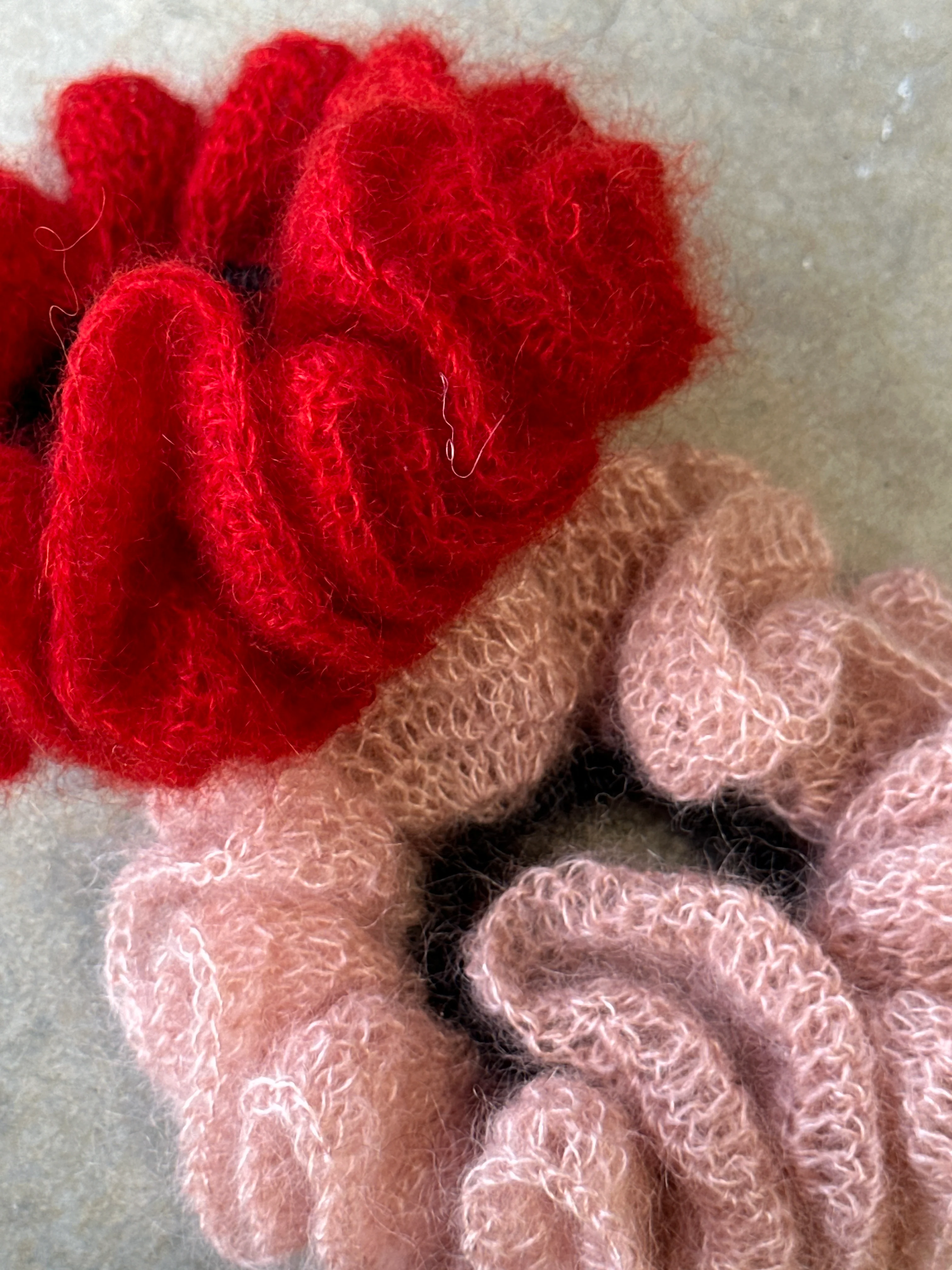 eina scrunchie in ruby red - Image 9