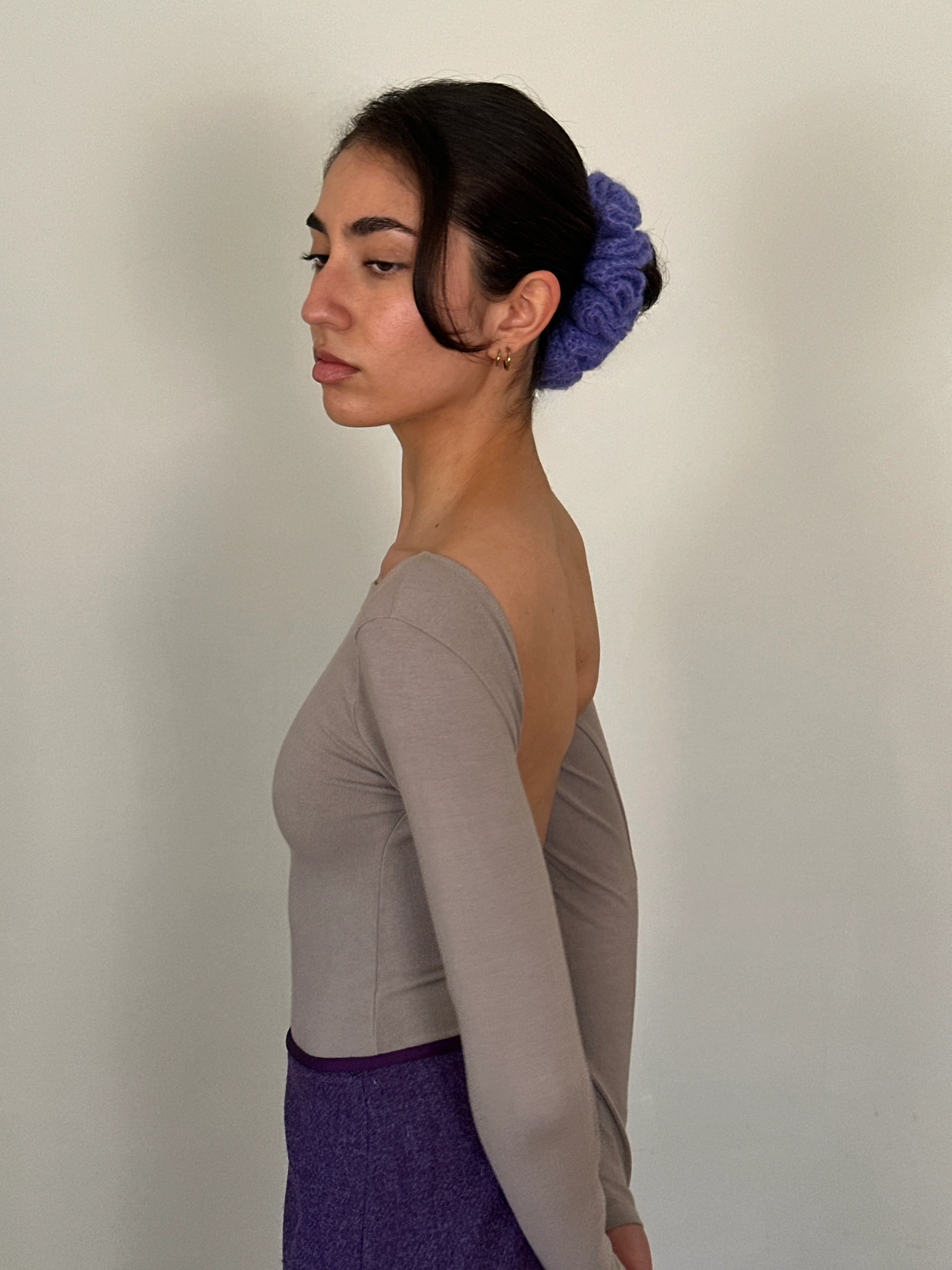 eina scrunchie (indigo) - Image 4