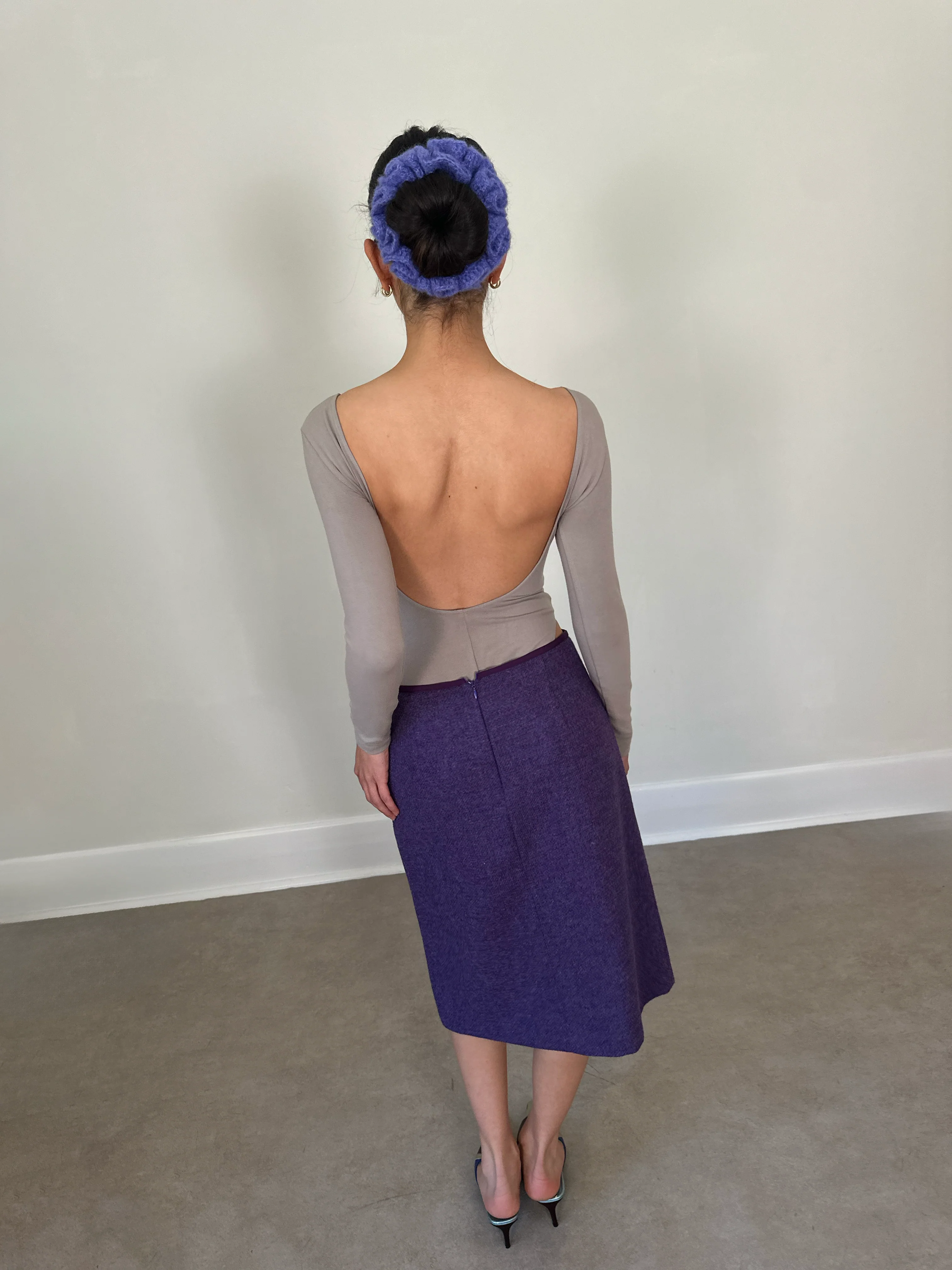 eina scrunchie (indigo) - Image 6