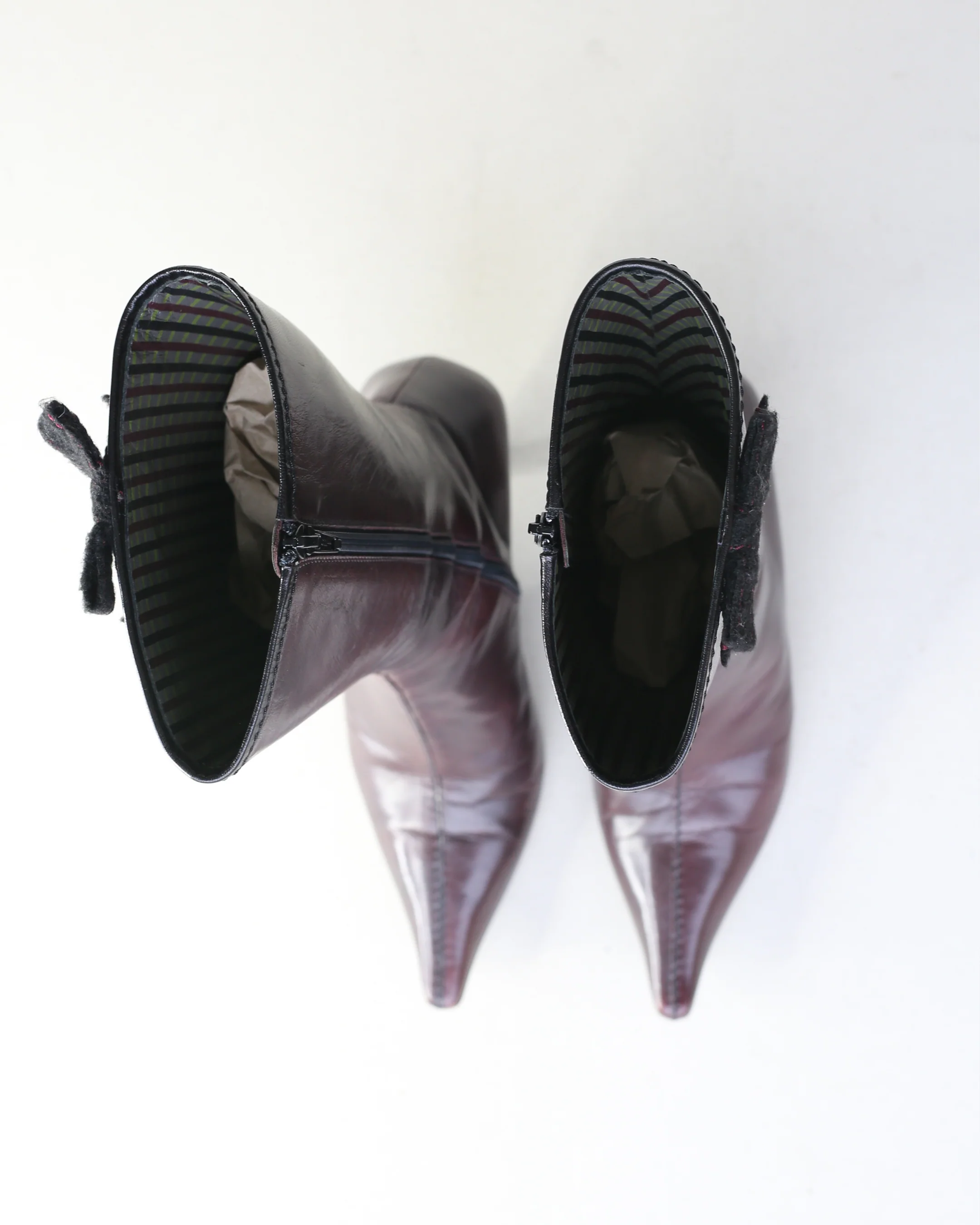 miu miu 2000s leather boots - Image 5