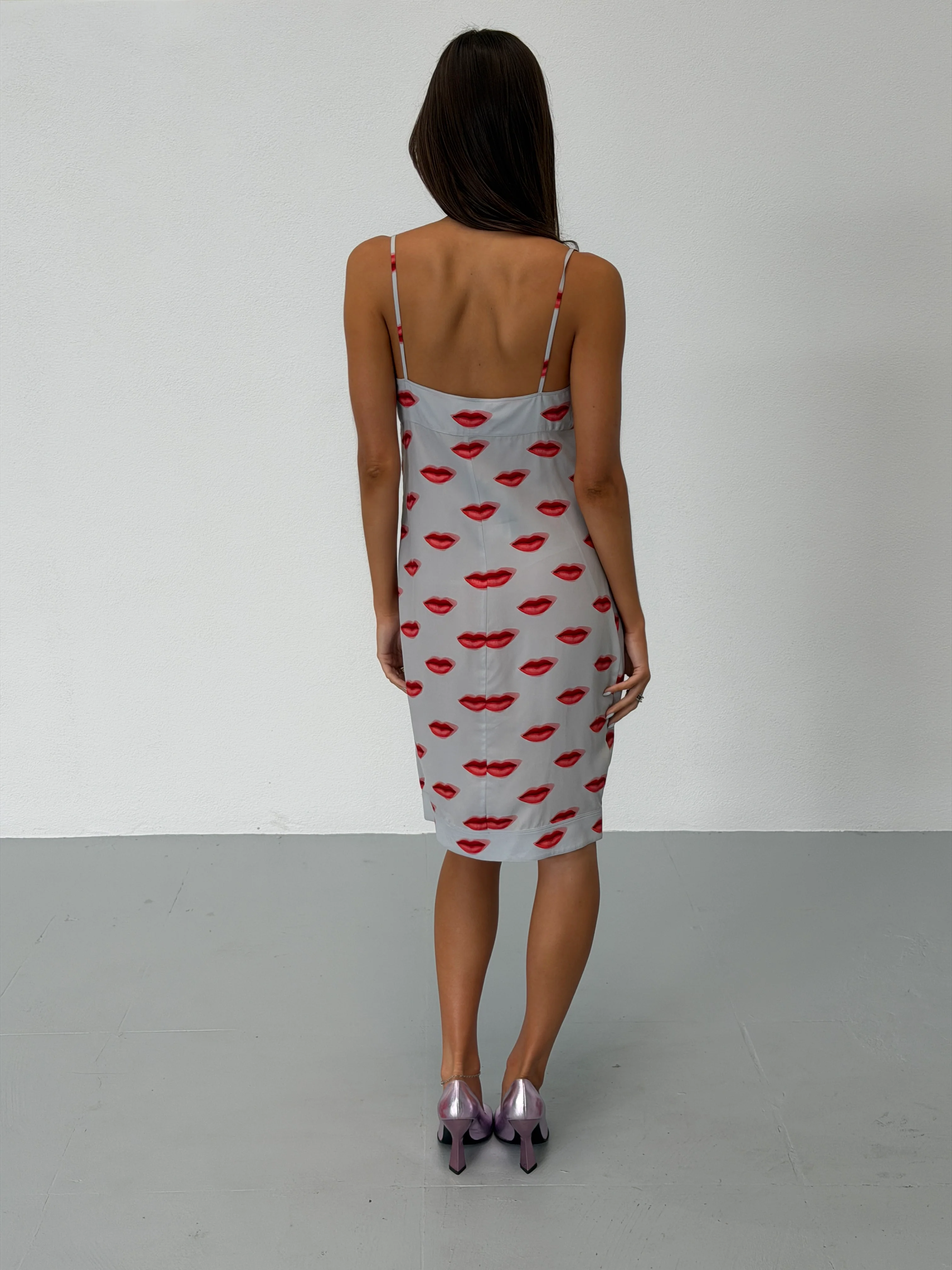 (rare) prada spring 2000 lip print dress - Image 7