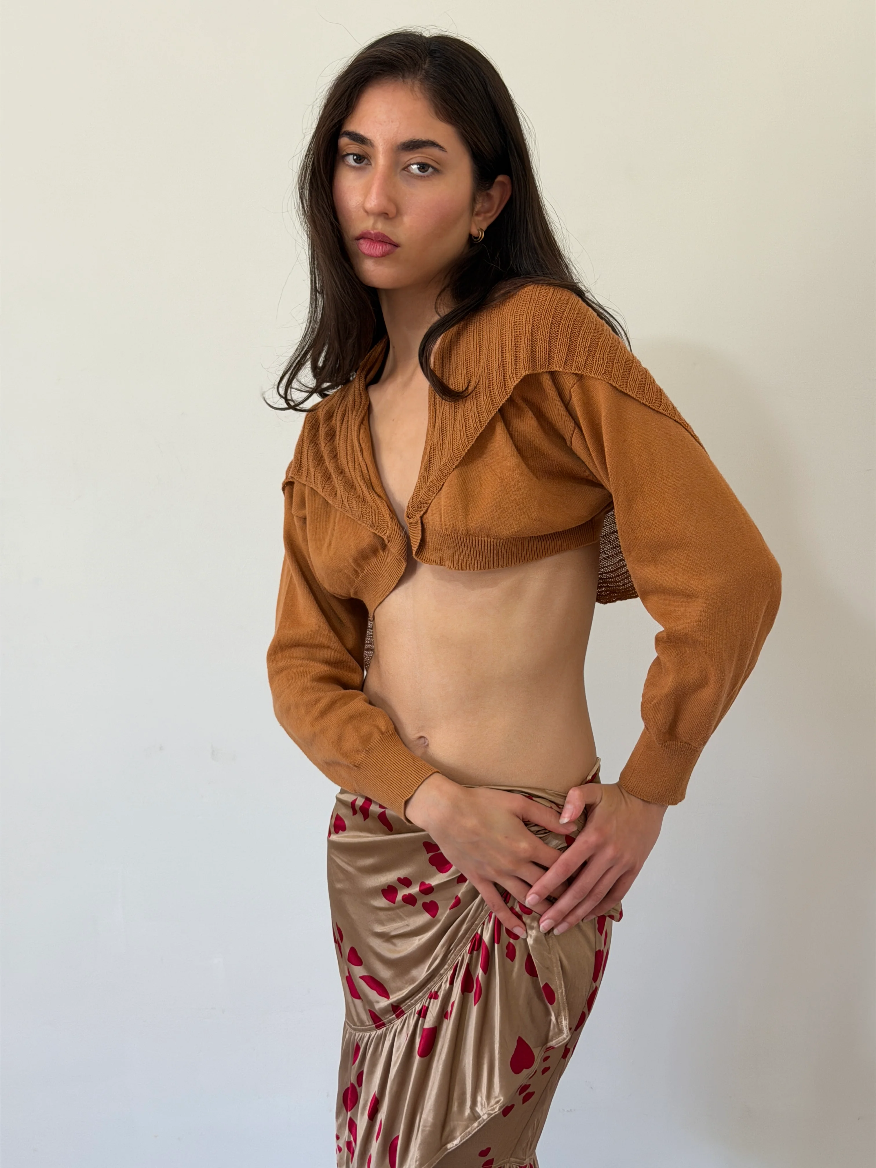 (rare) yves saint laurent fall 2004 lip kiss skirt - Image 4
